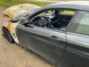 BMW 4 serie 428i 2.0 Turbo 16V Épave (2014, Noir)