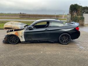 BMW 4 serie 428i 2.0 Turbo 16V Épave (2014, Noir)