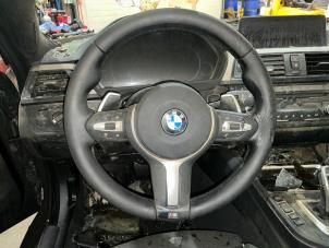 BMW 4 serie 428i 2.0 Turbo 16V Épave (2014, Noir)