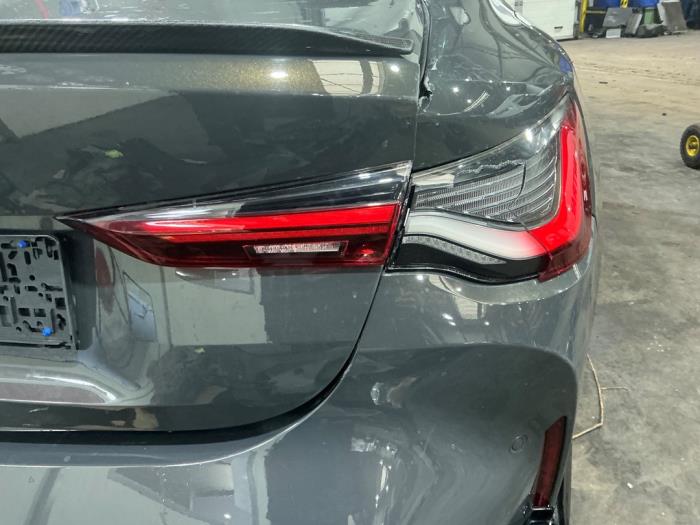 BMW M4 3.0 TwinPower Turbo 24V Épave (2021, Métallisé, Gris argenté)