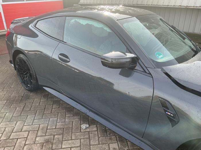 BMW M4 3.0 TwinPower Turbo 24V Épave (2021, Métallisé, Gris argenté)