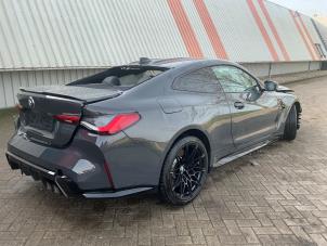 BMW M4 3.0 TwinPower Turbo 24V Épave (2021, Métallisé, Gris argenté)