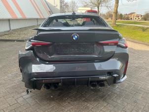 BMW M4 3.0 TwinPower Turbo 24V Épave (2021, Métallisé, Gris argenté)