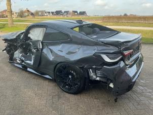 BMW M4 3.0 TwinPower Turbo 24V Épave (2021, Métallisé, Gris argenté)