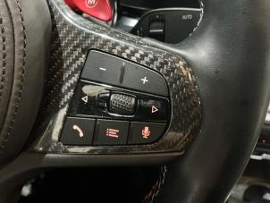 BMW M4 3.0 TwinPower Turbo 24V Épave (2021, Métallisé, Gris argenté)
