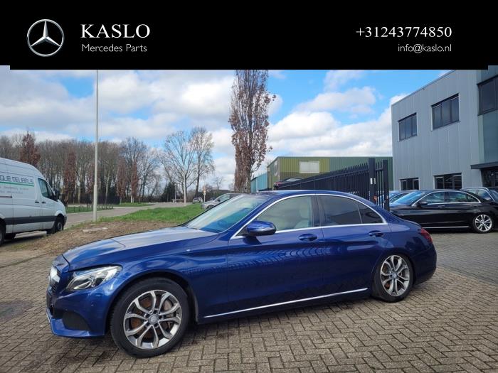 Mercedes C C-350 e 2.0 16V Schrottauto (2016, Metallic, Blau) 