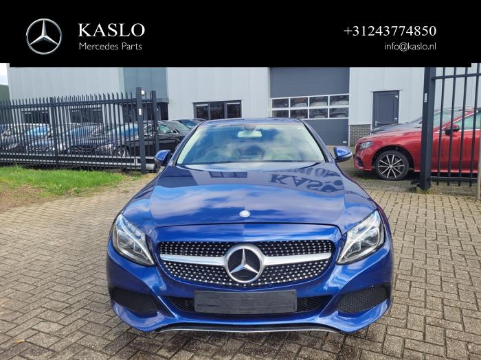 Mercedes C C-350 e 2.0 16V Schrottauto (2016, Metallic, Blau) 