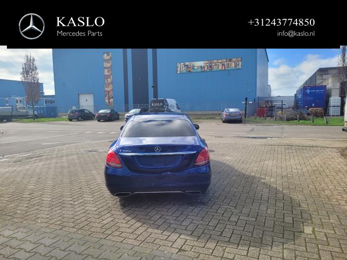 Mercedes C C-350 e 2.0 16V Schrottauto (2016, Metallic, Blau) 