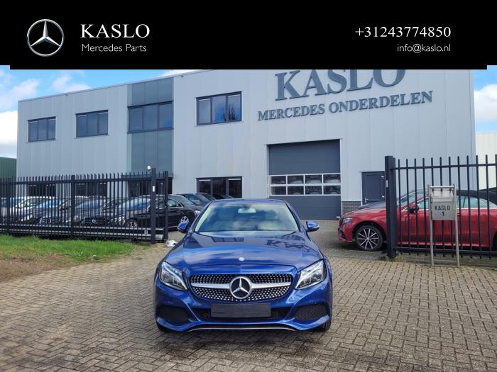 Mercedes C C-350 e 2.0 16V Schrottauto (2016, Metallic, Blau) 