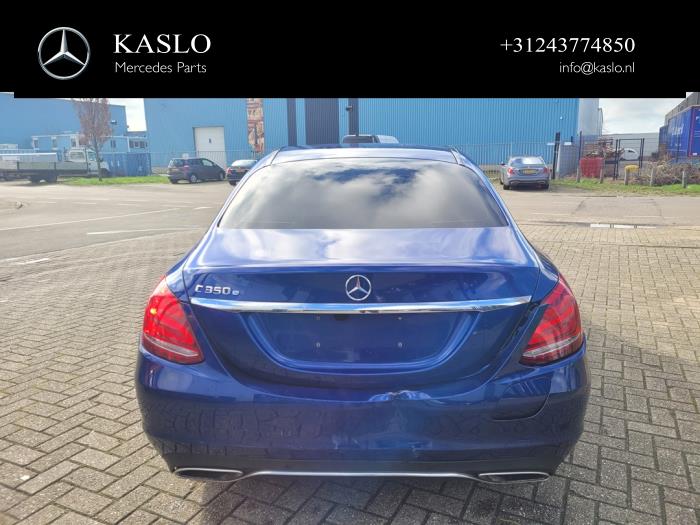 Mercedes C C-350 e 2.0 16V Schrottauto (2016, Metallic, Blau) 