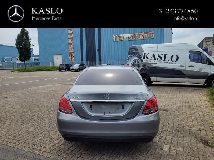 Mercedes C C-220 2.2 CDI BlueTEC, C-220 d 16V Vehículo de desguace (2014, Metálico, Plateado)