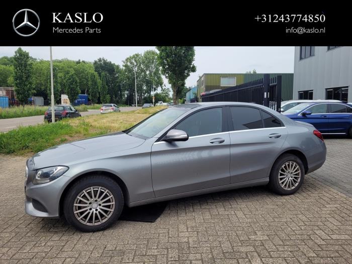 Mercedes C C-220 2.2 CDI BlueTEC, C-220 d 16V Vehículo de desguace (2014, Metálico, Plateado)