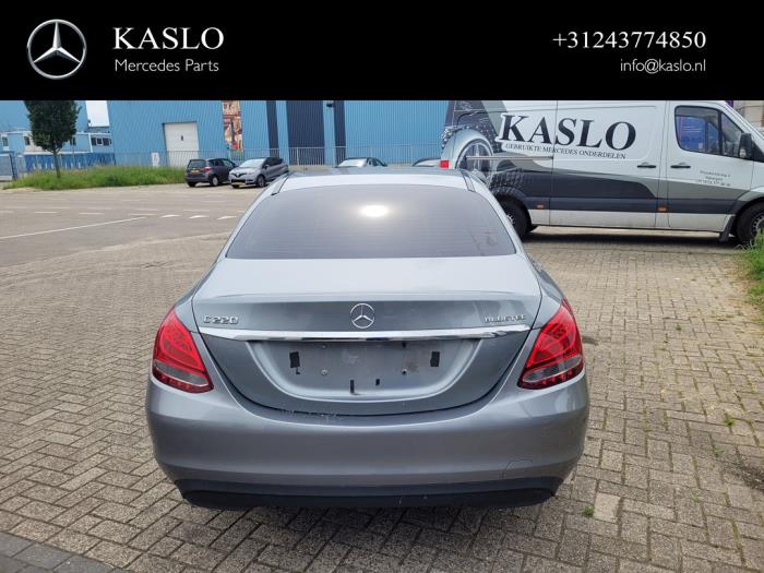 Mercedes C C-220 2.2 CDI BlueTEC, C-220 d 16V Vehículo de desguace (2014, Metálico, Plateado)