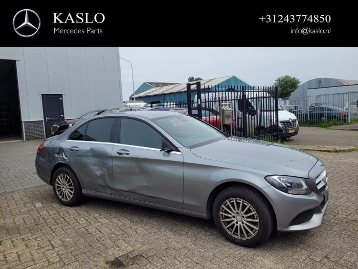 Mercedes C C-220 2.2 CDI BlueTEC, C-220 d 16V Vehículo de desguace (2014, Metálico, Plateado)