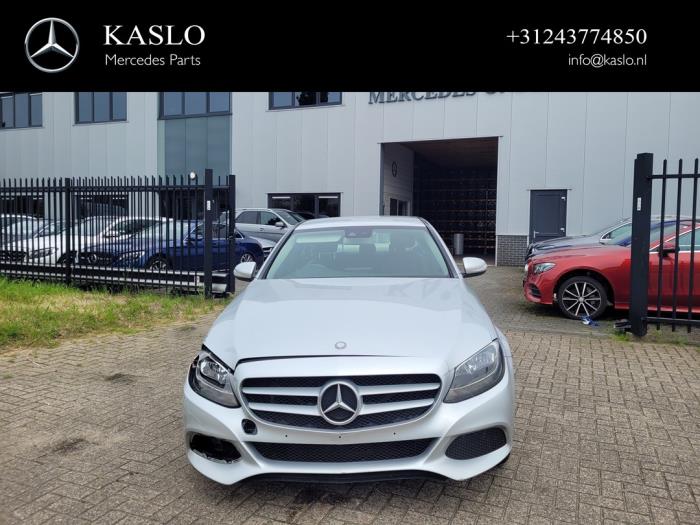 Mercedes C C-220 2.2 CDI BlueTEC, C-220 d 16V Schrottauto (2015, Metallic, Silber)