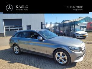 Mercedes C Estate C-200 BlueTEC, C-200 d 1.6 16V Vehículo de desguace (2015, Metálico, Plateado)