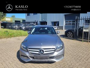 Mercedes C Estate C-200 BlueTEC, C-200 d 1.6 16V Vehículo de desguace (2015, Metálico, Plateado)