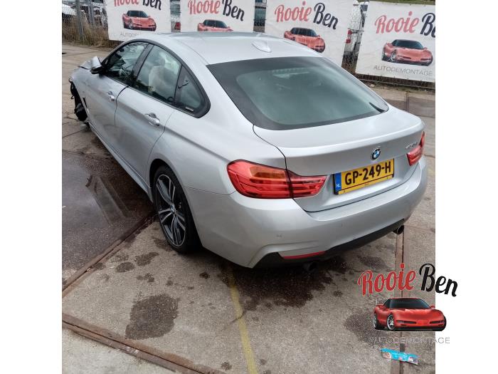 BMW 4 serie Gran Coupe 435i 3.0 24V Salvage vehicle (2015, Gray)