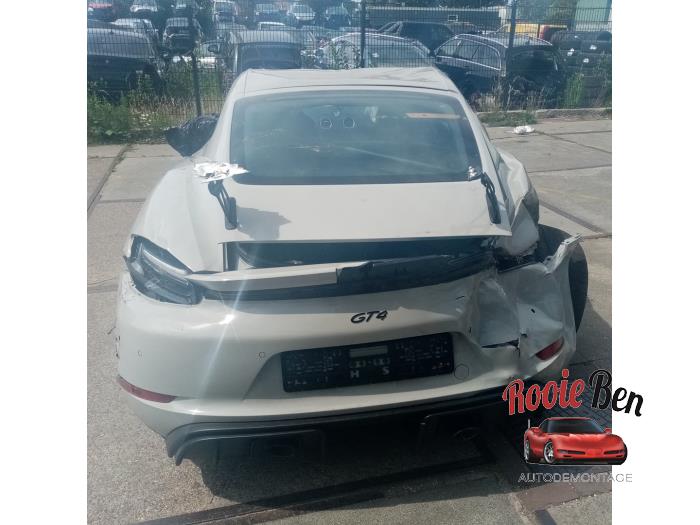 Porsche 718 Cayman 4.0 GT4 Samochód złomowany (2020, Szary)