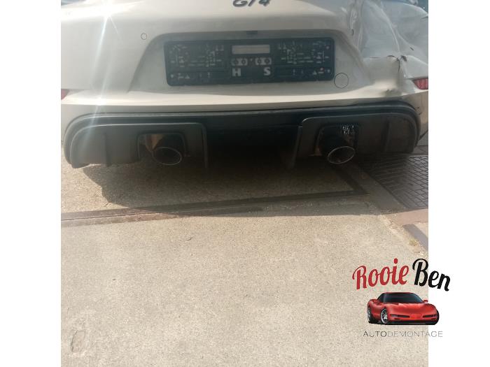 Porsche 718 Cayman 4.0 GT4 Samochód złomowany (2020, Szary)