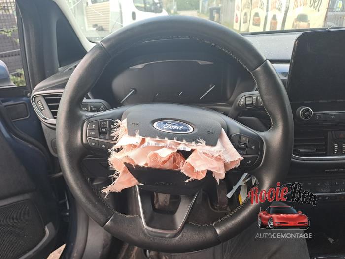 Ford Fiesta 7 1.0 EcoBoost 12V Épave (2020, Bleu)