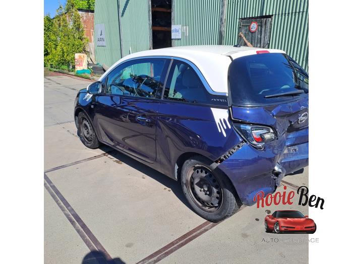 Opel Adam 1.2 16V Samochód złomowany (2013, Niebieski)
