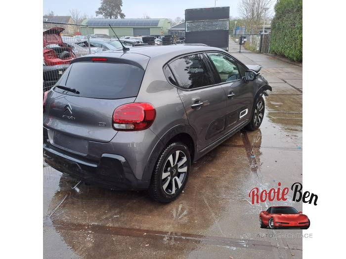 Citroen C3 1.2 Vti 12V PureTech Samochód złomowany (2024, Szary)