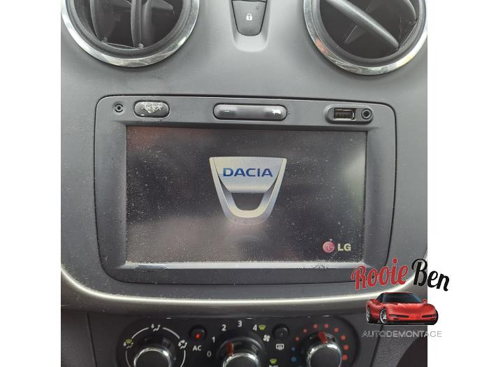 Dacia Logan MCV II/III/Sandero Wagon 0.9 TCE 12V Coche dañado (2014, Negro)