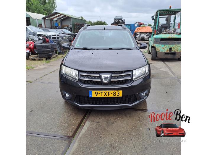 Dacia Logan MCV II/III/Sandero Wagon 0.9 TCE 12V Coche dañado (2014, Negro)