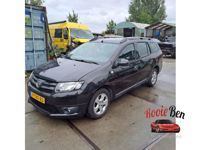 Dacia Logan MCV II/III/Sandero Wagon 0.9 TCE 12V Coche dañado (2014, Negro)