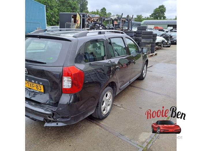 Dacia Logan MCV II/III/Sandero Wagon 0.9 TCE 12V Coche dañado (2014, Negro)