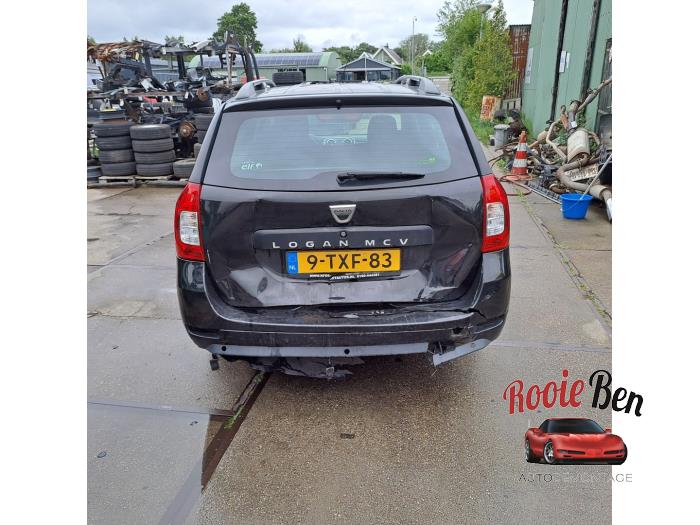 Dacia Logan MCV II/III/Sandero Wagon 0.9 TCE 12V Coche dañado (2014, Negro)