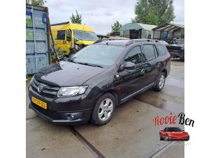 Dacia Logan MCV II/III/Sandero Wagon 0.9 TCE 12V Coche dañado (2014, Negro)