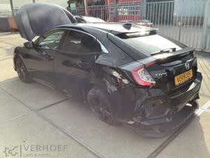 Honda Civic 1.0i VTEC Turbo 12V Épave (2018, Noir)