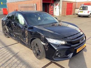 Honda Civic 1.0i VTEC Turbo 12V Épave (2018, Noir)