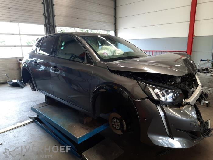 Peugeot 208 II 1.2 Vti 12V PureTech 100 Épave (2022, Gris)