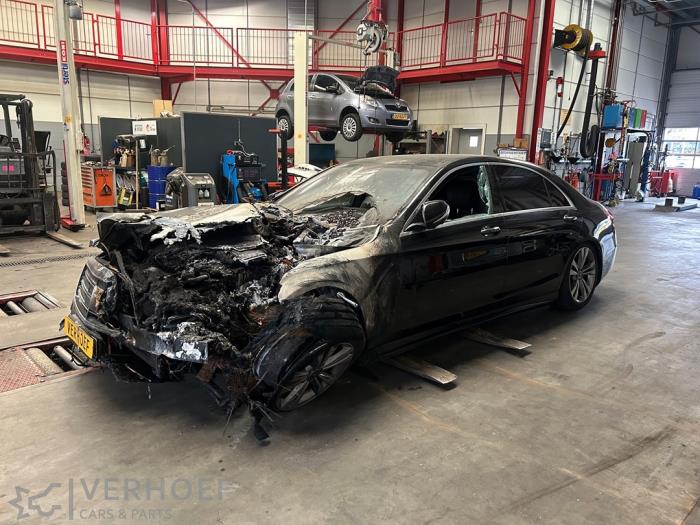 Mercedes S 3.0 S-350d Vehículo de desguace (2018, Negro)