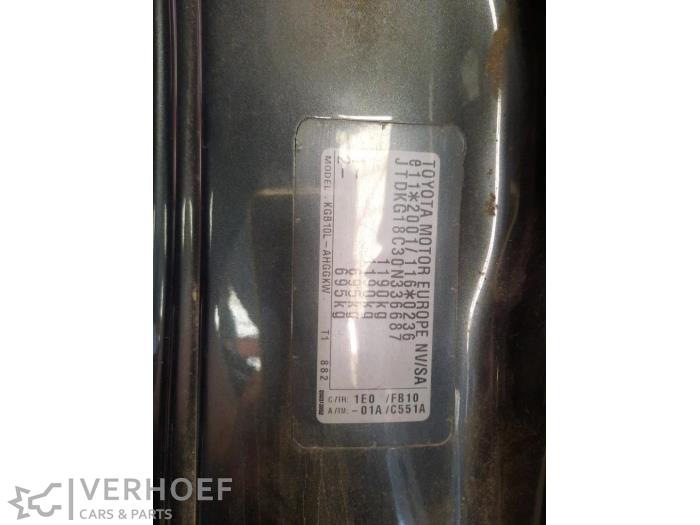 Toyota Aygo 1.0 12V VVT-i Vehículo de desguace (2009, Gris)