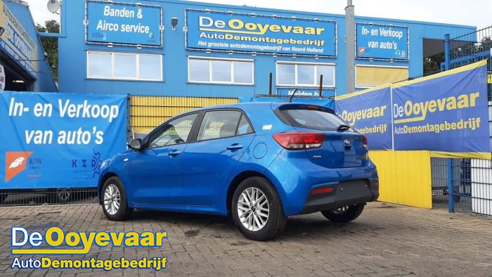 Kia Rio IV 1.2 CVVT 16V Samochód złomowany (2021, Niebieski)