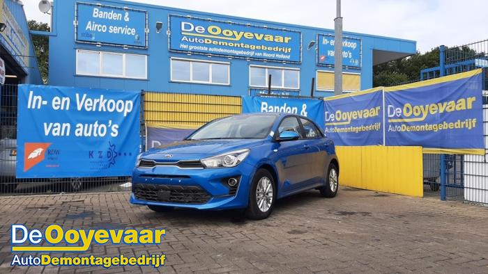Kia Rio IV 1.2 CVVT 16V Samochód złomowany (2021, Niebieski)