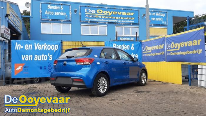 Kia Rio IV 1.2 CVVT 16V Samochód złomowany (2021, Niebieski)