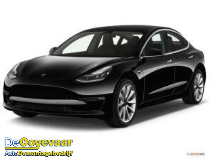 Tesla Model 3 EV AWD Samochód złomowany (2019, Czarny)