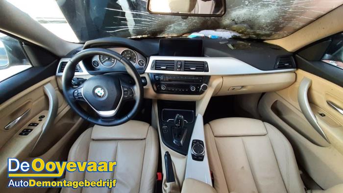 BMW 4 serie Gran Coupe 420d 2.0 16V Samochód złomowany (2015, Czarny)