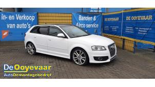 Audi S3 Sportback S3 2.0 T FSI 16V Épave (2009, Blanc, Noir)