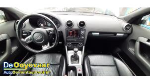 Audi S3 Sportback S3 2.0 T FSI 16V Épave (2009, Blanc, Noir)