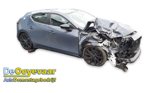 Mazda 3 Sport 2.0 SkyActiv-G 122 Mild Hybrid 16V Samochód złomowany (2019, Szary)