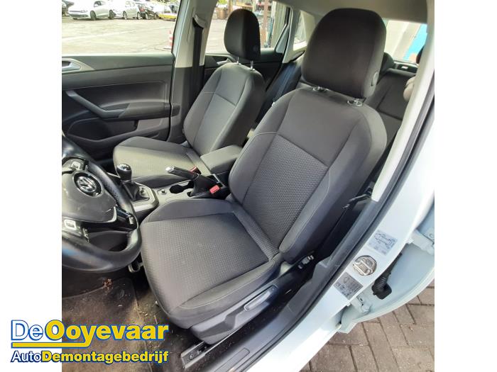 Volkswagen Polo VI 1.0 MPI 12V Épave (2019, Blanc)