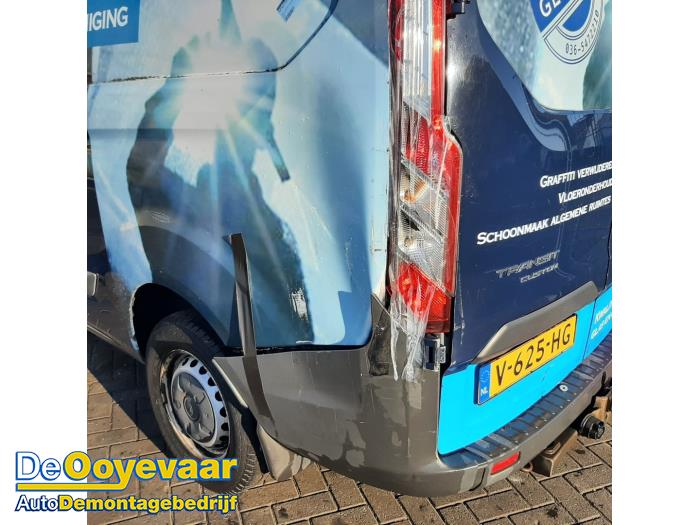 Ford Transit Custom 2.0 TDCi 16V Eco Blue 105 Skadat fordon (2017, BLAUW)
