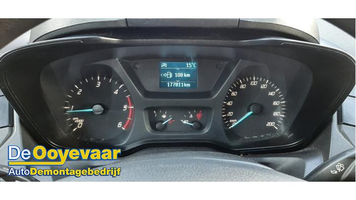 Ford Transit Custom 2.0 TDCi 16V Eco Blue 105 Skadat fordon (2017, BLAUW)