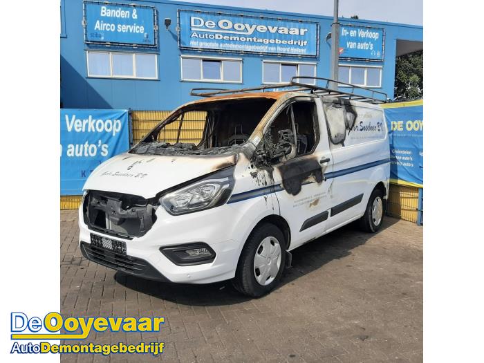 Ford Transit Custom 2.0 TDCi 16V Eco Blue 130 Salvage vehicle (2021, White)